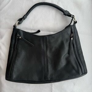 Black Leather Osgoode Marley Hobo Bag - 2x9x14